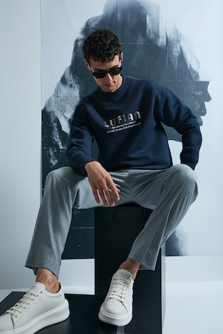 Lufian Oracle Erkek Sweatshirt Lacivert Lacivert 112030178100200
