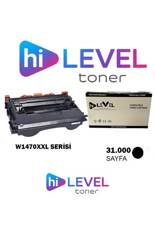 Ht-w1470xxl Hilevel Toner,hp M611 Chipli 31k Sayfa Ultra Yüksek Kapasite Muadil Toner