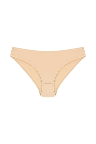 %100 Pamuk Bikini Model Külot 3'lü Paket Ten