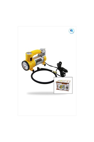 Araç Kompresörü 12v 150psı Lpm Led Fenerli Taşınabilir Lastik Şiş