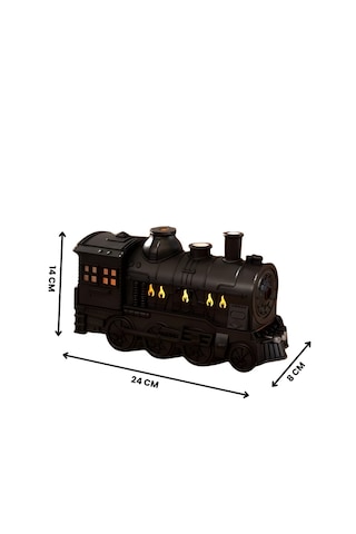 Premium Tren Tasarımlı Ultrasonik Aroma Difüzör Led Işıklı, Zamanlayıcılı, Hava Nemlendirici