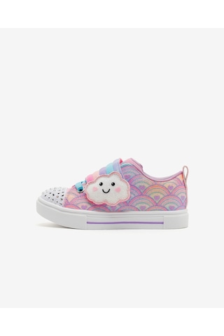 Skechers Twınkle Sparks Küçük Kız Çocuk Mor Işıklı Spor Ayakkabı 314828n Lvmt Mor