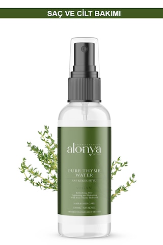 Pure Thyme Saf Kekik Suyu Cilt Bakımında Canlandırıcı Tonik