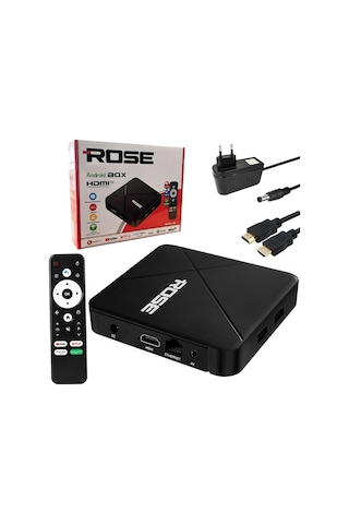 Rose Tv Box 4-32gb 6k Medya Player Ses Komutlu
