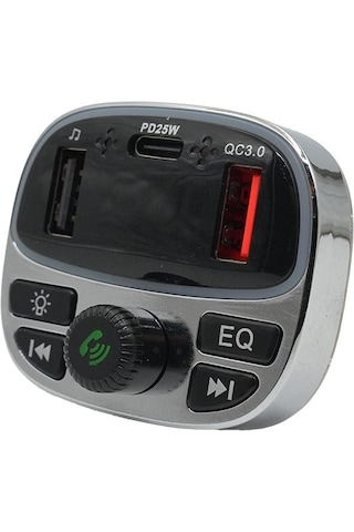 Araç Fm Transmitter Şarj Cihazı Hızlı Şarj Usb Mp3 Çalar