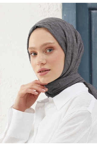 Bambu Kraş Şal Tesettür Giyim, Yüksek Kalite, Hafif, Rahat, Şık, Premium, Lux, Shawl, Scarf Füme