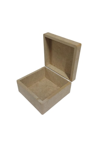 Ahşap Kare Kutu 10x10cm