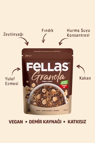 Fellas Granola - Fındıklı & Kakaolu 200 gr