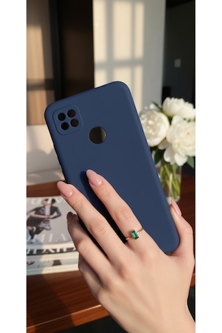 Xiaomi Redmi 9c Uyumlu İçi Kadife Kamera Korumalı Renkli Silikon Kılıf