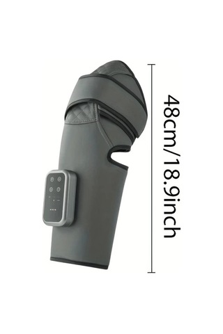 Fochsia Elektrikli Çok Fonksiyonlu Bacak Masaj Aleti Light Grey 1pc Hava Kompresyonlu Isıtmalı 3 Mod 3 Şiddet Seviyesi Type-c Şarj Altın