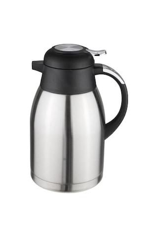 Penguen 1200 Xs Inox 2 Litre Çelik Termos Gri - Siyah