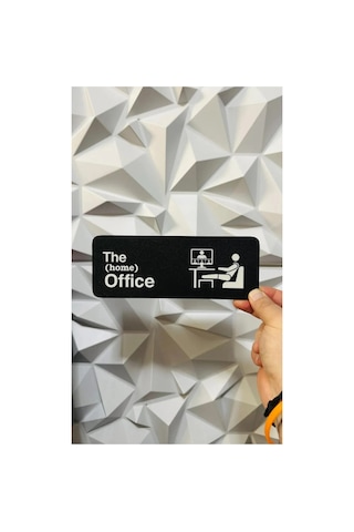Home Office Kapı Tabelası Özel 17 Cmx6 Cm