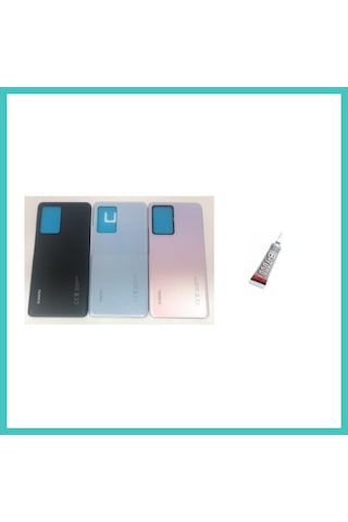 Ny Joy Mi 13 Lite Uyumlu Arka Batarya Kapağı Siyah + B7 Nyjoybz