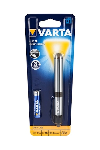 Varta Fener Aliminyum Led Pen Light + 1 X Aaa Gri