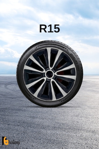Renault Clio 3 15'' İnç Jant Kapağı 4 Adet Siyah Gri C121