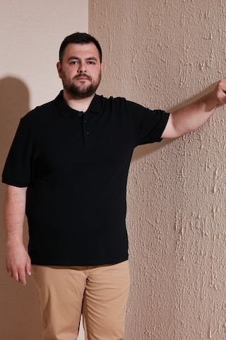 Buratti Pamuklu Regular Fit Büyük Beden Erkek Polo Yaka T Shirt 5902127B Siyah