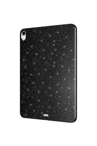 Butam Bilişim Apple Uyumlu iPad Air 11 2024 Simli Parlak Görünümlü Tablet Koton Kılıf-deri Tablet Kılıfı