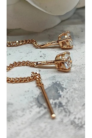 Sılver Whale Gümüş Küpeler 310154392 Altın