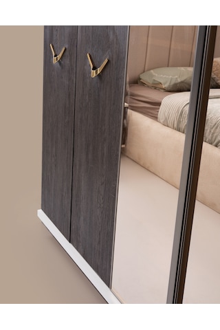 Nevada 6 Kapaklı Gardırop %100 Mdf