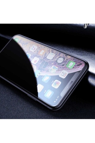 Apple Uyumlu iPhone 12 Mini Zore Anti-dust Privacy Temperli Ekran Koruyucu