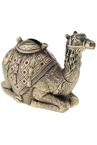 Dolıty Kırmızı Taklidi Deve Oyuncak Sikke Kumbara Para 14,5x6,5x9,5cm