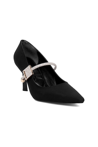 Miss Park Moda Pm439 K951n Kadın Klasik Topuklu Ayakkabı Siyah Siyah