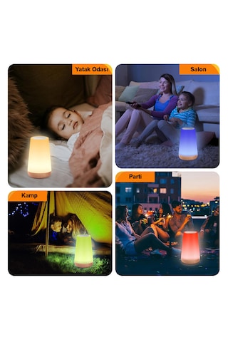 Greentech Masaüstü Şarjlı LED Aydınlatma Gece Lambası / GT-CL11