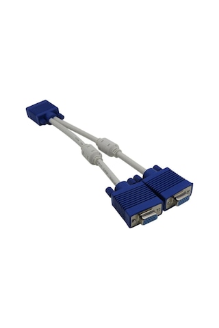 Vga Y Kablo Çoklayıcı Switch Splitter Kablosu Çoklu Monitör Tv