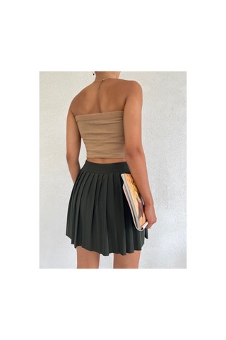 Winmoda34 Kadın Tenis Eteği Içten Taytlı Yeşil