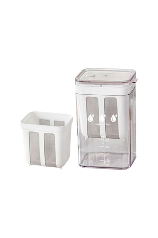 Homyl Gıda Süzgeci Yoğurt Filtresi Soya Ev Suyu İçin Yeniden Beyaz