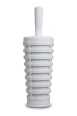 Ansan Ans E22-01 Palm Beyaz Plastik Tuvalet Fırçası 11,5 X 36 Cm Beyaz