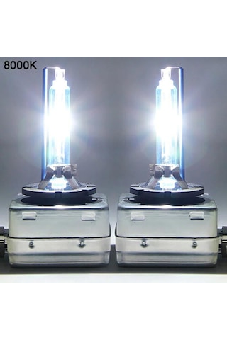2 Adet D1s Xenon Far Ampulü 35w 8000k Buz Mavisi 1 Kalite