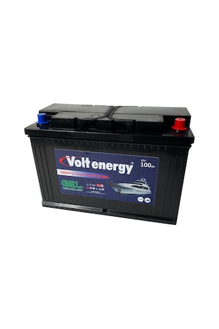 Volt Energy 12 V 100 Amper Deep Cycle Marin Jel Nanocarbon Akü