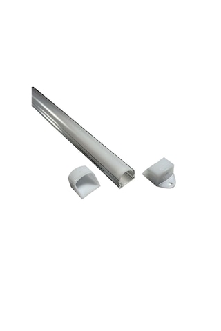 Lineer Alüminyum Boş Kasa Profil - Led Bar Boş Kasa Opak Cam 1metre