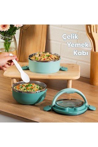 Porsima 66732-2 Stainless Steel Vakumlu Lunch Box Sefer Tası 1 L