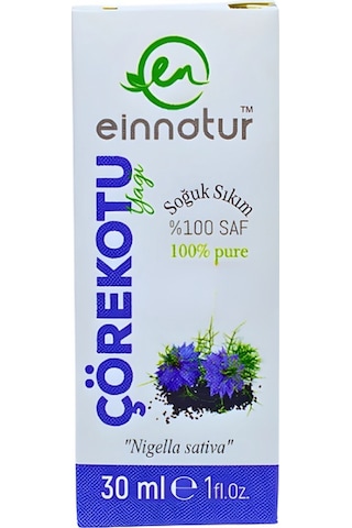 Einnatur Çörek Otu Yağı %100 Saf Soğuk Sıkım Nigella Sativa Oil