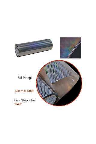 Guard Far Stop Filmi Bal Peteği Siyah 30 Cm X 10 Mt