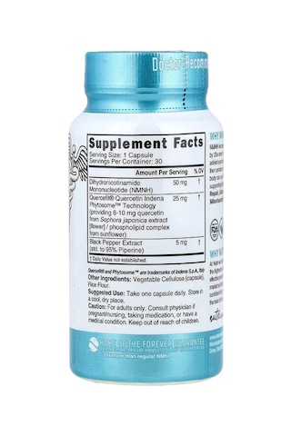 Nutri Nmnh Dihydronicotinamide Mononucleotide 30 Vegan Capsules
