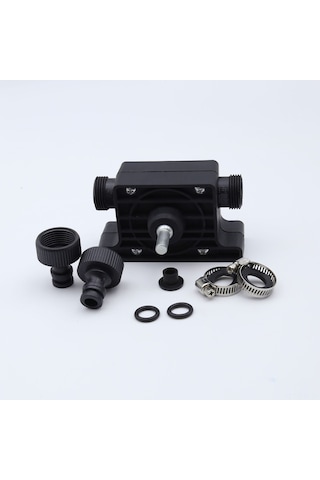 Hangfox Kompakt Dikey Merkezcil Pompa, Dc Akıllı Otomatik Kendinden Emici, Su Çekimi Ve Boşaltma İçin El Matkap Uyumlu Taşınabilir Pompalar