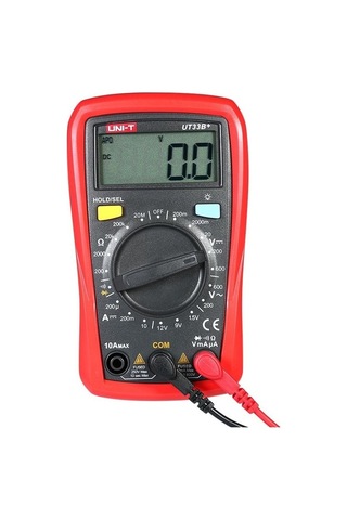 Novahub Uni-t Ut33b+ Lcd Dijital Multimetre, Dc/ac Gerilim-akım Ölçer, Direnç Test Cihazı, Voltmetre Ampermetre