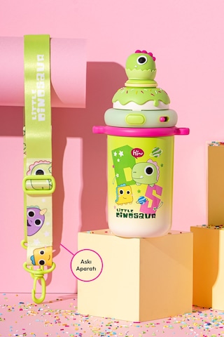 Emsan Baby Dinosaur Termos Yeşil 450 Ml Yeşil