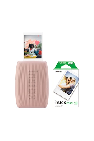 Instax Mini Link 3 Pembe Akıllı Telefon Yazıcısı Ve 10'lu Mini Film Pembe