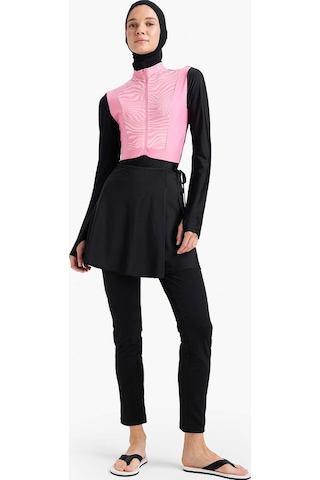 DeFacto Regular Fit Hızlı Kuruyan Baskılı 5'li Burkini Takım E7998AX25HSPN160