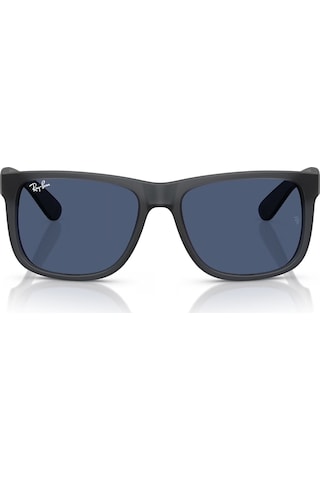 Ray-ban Rb 4165 687380 55 Justin Unisex Kare Gri Kemik Güneş Gözlüğü Gri