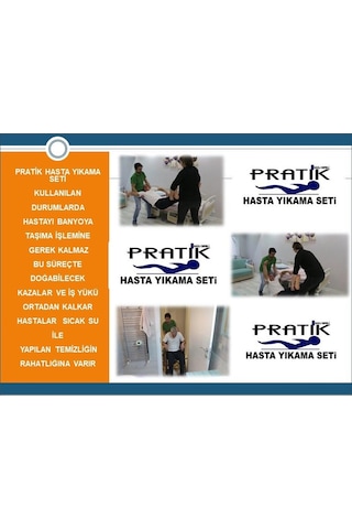Pratik Hasta Banyosu Yıkama Havuz Seti