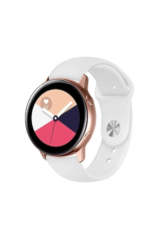 Watch 22mm Klasik Kordon - Beyaz Diğer