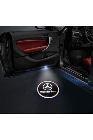 Autogp Mercedes W177 Kapı Altı Işık Lazer Led Logo Hoşgeldin Aydınlatması 1 Çift/kutu