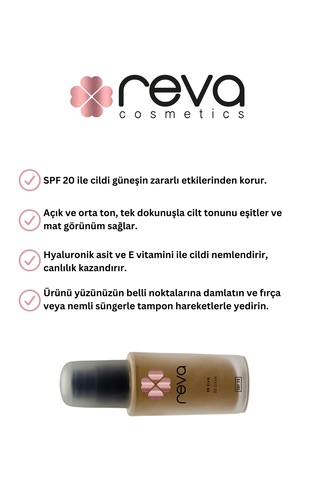 Bb Krem Sbf 20 - 35ml - Vegan & Temiz Içerikli No: 555 Bej