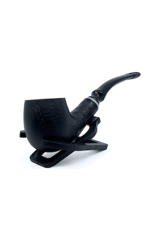 Dapper Bent Apple Briar Gül Kökü 9 Mm Filtreli El Yapımı Pipo - 3075