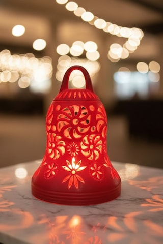 Oxyteez Dekoratif Tasarım Biblo Kırmızı Renk Reçine Tasarım Ev Ve Ofis Dekorasyonu